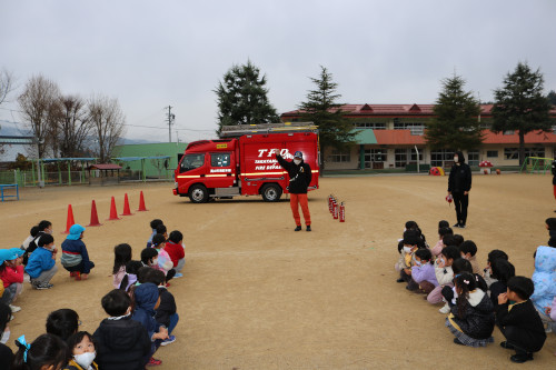消防署連携避難訓練